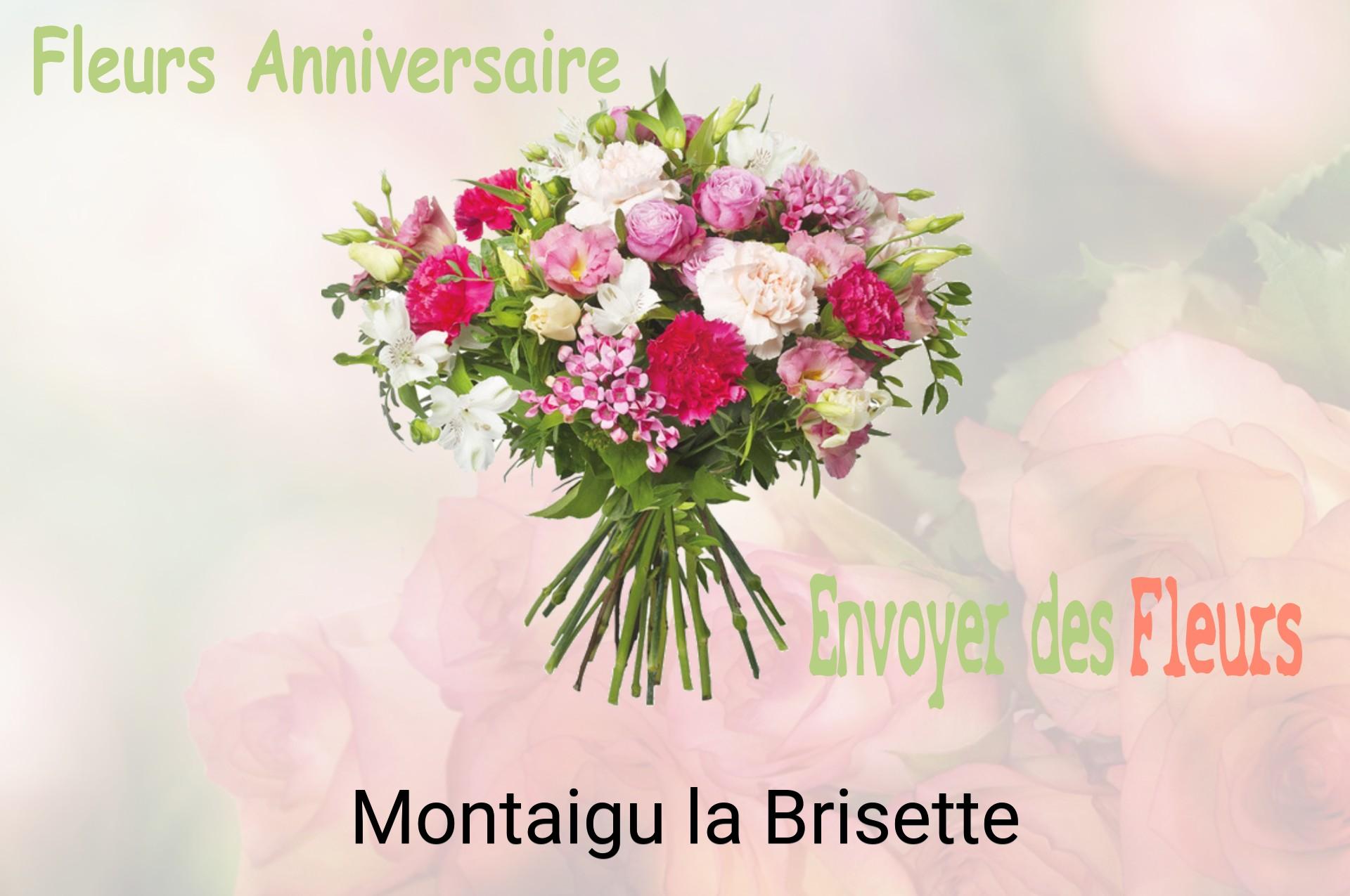 Bouquet de fleurs d’anniversaire livré à Montaigu-la-Brisette