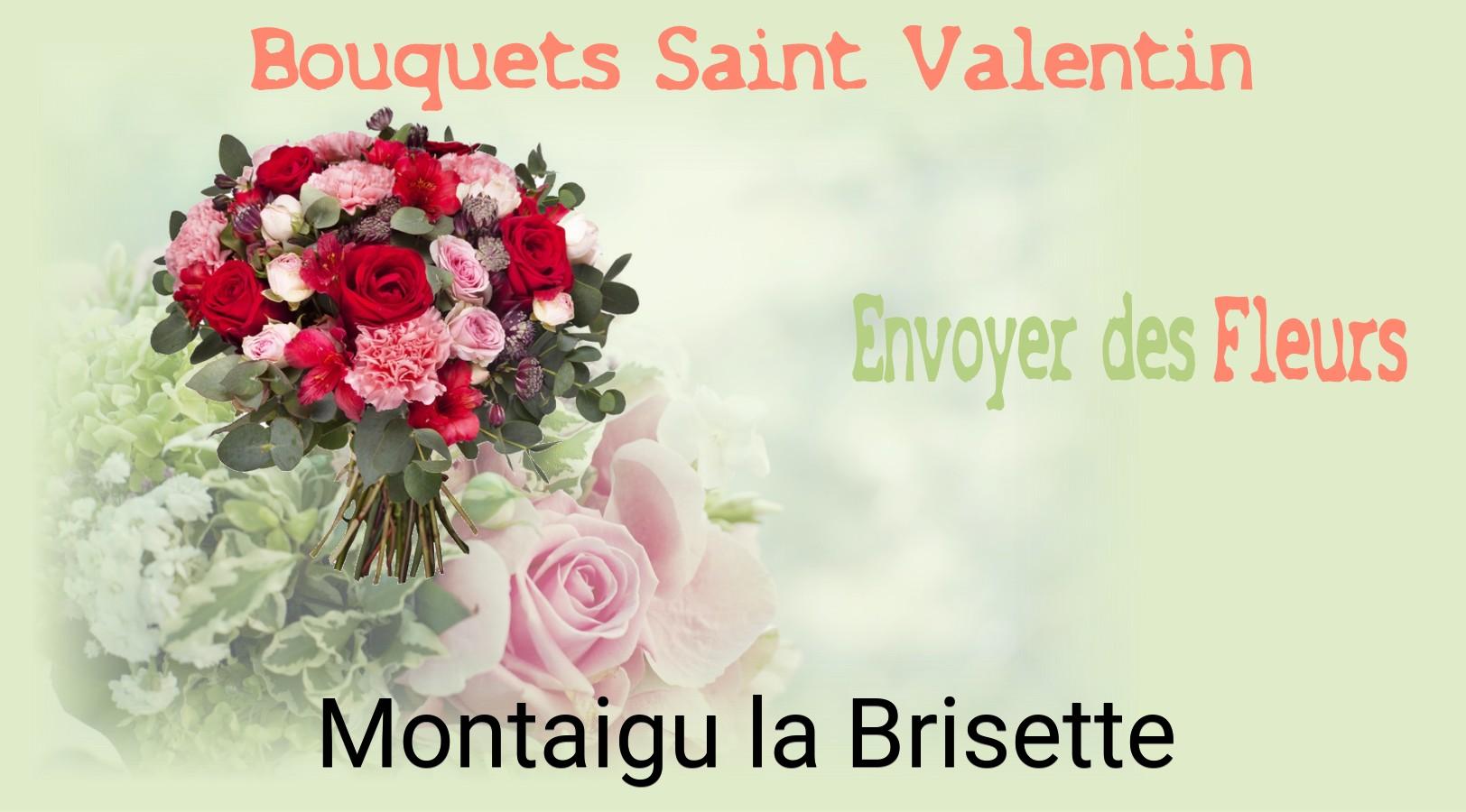 Roses de Saint-Valentin livrées à Montaigu-la-Brisette